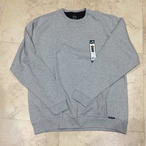 Spalding fleece crew neck sweater size XXL gray